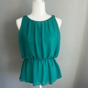 Size medium sheer dress tank with open back